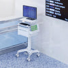 ProperAV Mobile Workstation Trolley Cart with Drawers