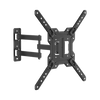Heavy Duty Swing Arm TV Wall Bracket 23" 24" 28" 32" 37" 40" 42" 43" 46" 50" 55" 65" Tilt 20° VESA Max 400x400 Black