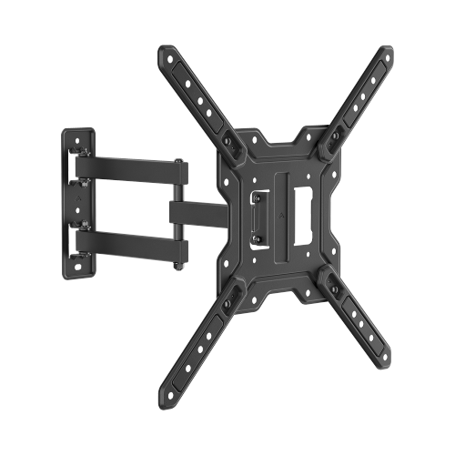 Heavy Duty Swing Arm TV Wall Bracket 23" 24" 28" 32" 37" 40" 42" 43" 46" 50" 55" 65" Tilt 20° VESA Max 400x400 Black
