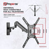 Gas Spring Swing Arm TV Wall Bracket 23'' 24" 28" 32" 37" 40" 42" 43" 46" 49" 55" VESA Max 400x400