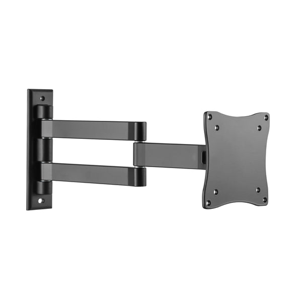 Heavy Duty Swing Arm TV Wall Bracket 13" 19" 22" 23" 24" 28" Tilt 70° VESA Max 100x100 Black