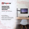 Desk Clamp Monitor Mount | Single 13"-32"