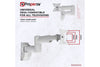 Swing Arm TV Wall Bracket 13" 19" 22" 23" 24" 28" Tilt 20° VESA Max 100x100 Dual Pivot White