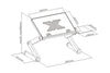 Laptop Riser Stand with Mouse Pad - ProperAV