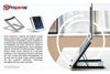 Foldable Laptop Stand - Silver - ProperAV